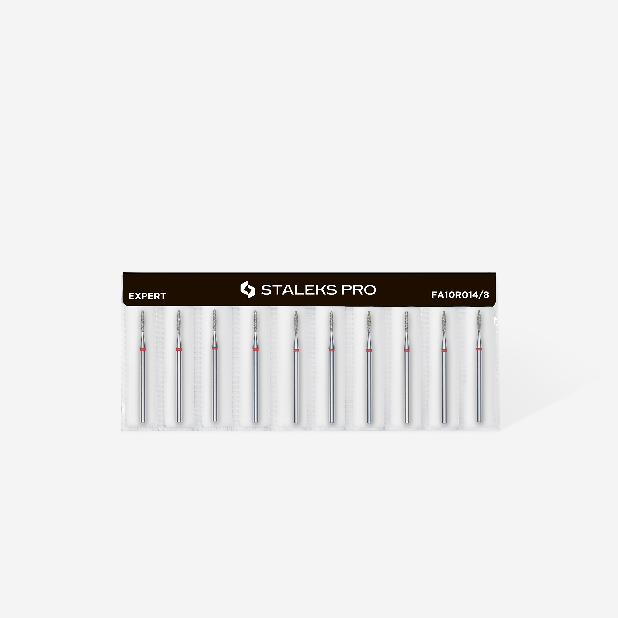 Staleks Expert Flame fresebit diamant 1,4/8 mm rød
