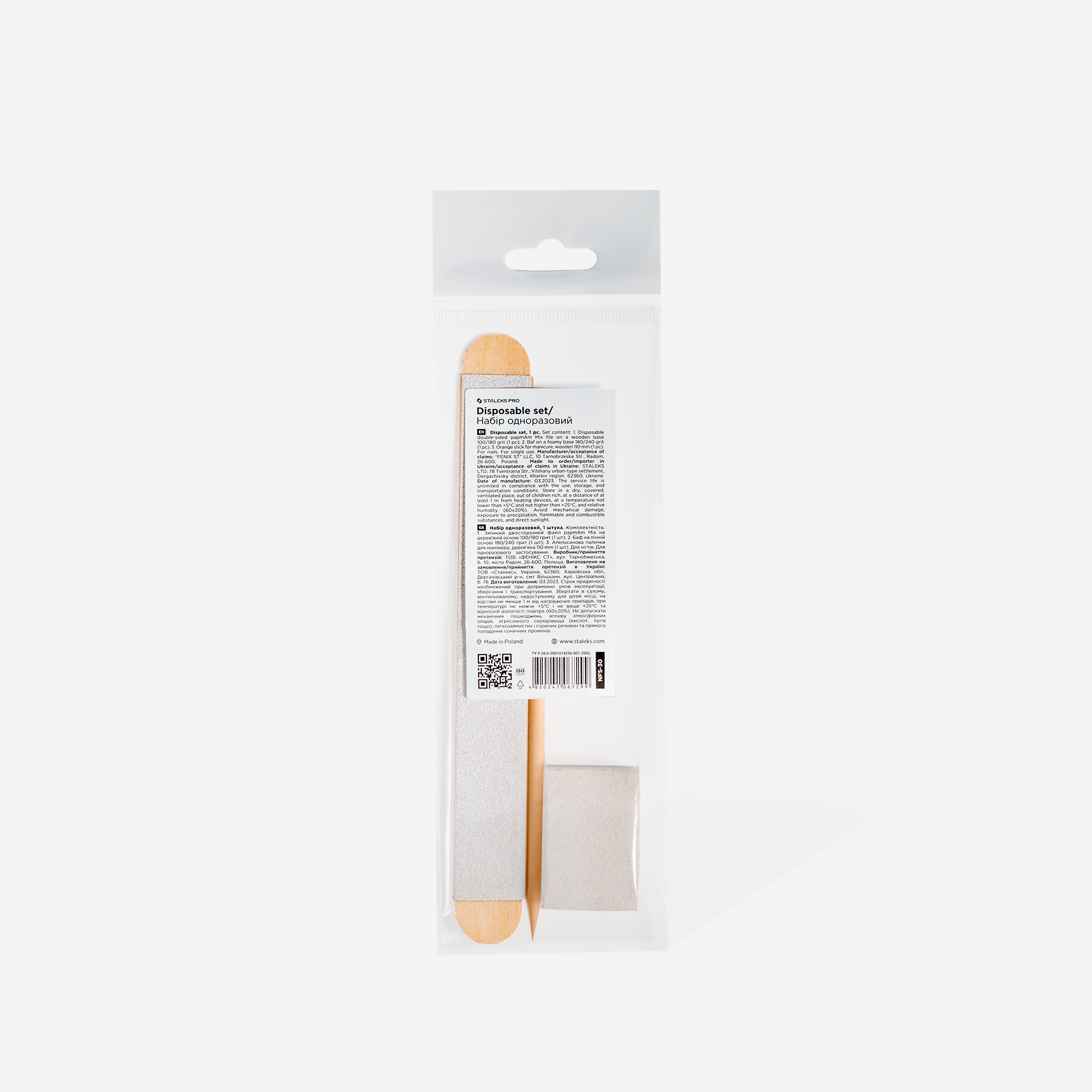 Staleks Expert 30 engangssett papmAm Mix filer