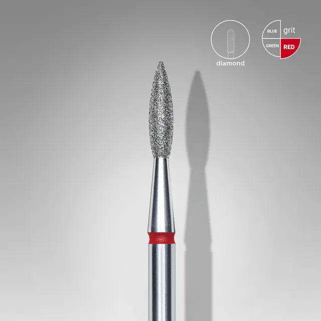Staleks Expert diamantfres flamme 2,1 mm rød fin