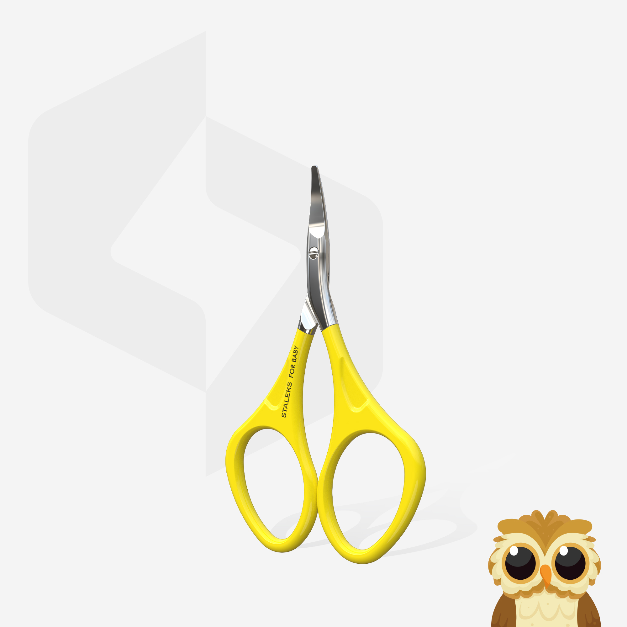 Staleks Home Pro babyneglesaks gul 0+ trygg