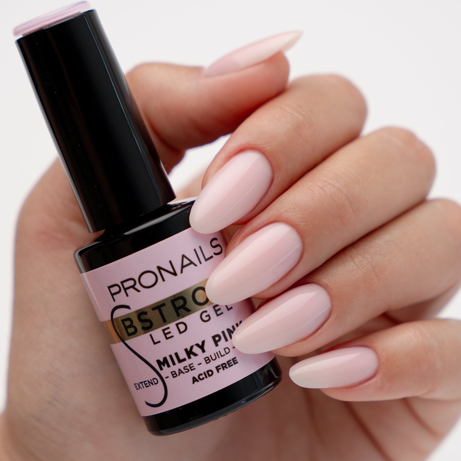 ALCE BStrong Gel Milky Pink buildergel nude