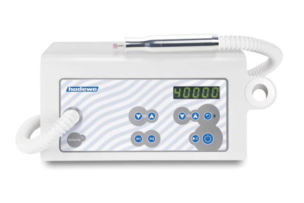 Hadewe Veloria² Plus fotpleieapparat med avsug 40 000