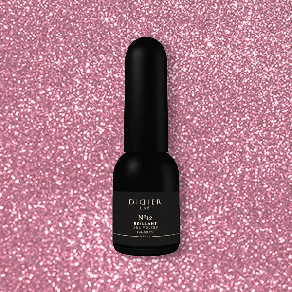 Didier Lab Brillant No12 gellakk 8 ml bringebærrosa