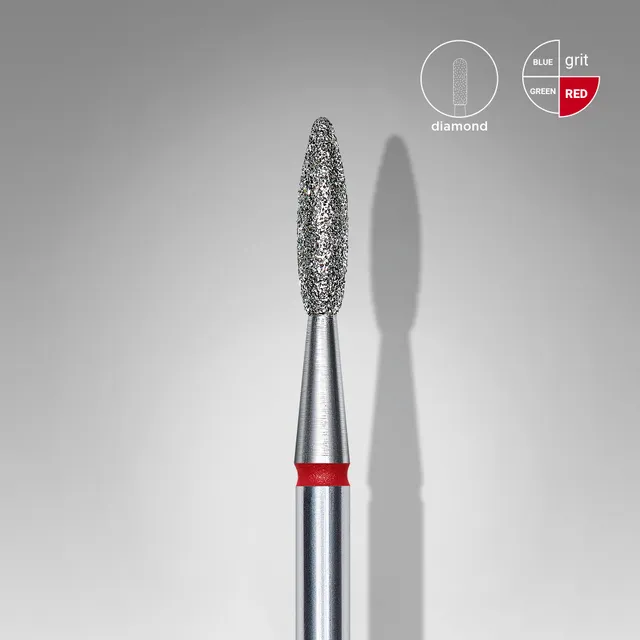 Staleks Expert flame red diamantbor 2,1 mm / 8 mm