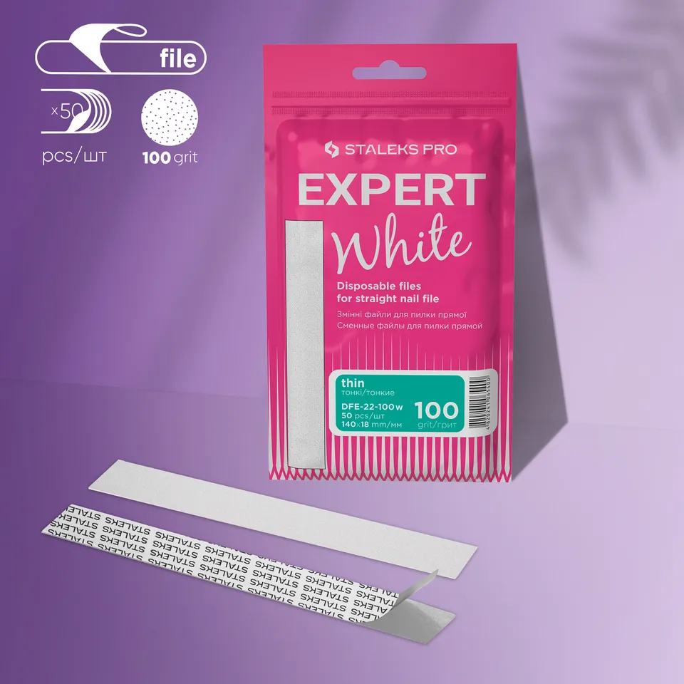 Staleks Pro Expert 22 engangsfil 100 grit 50 stk