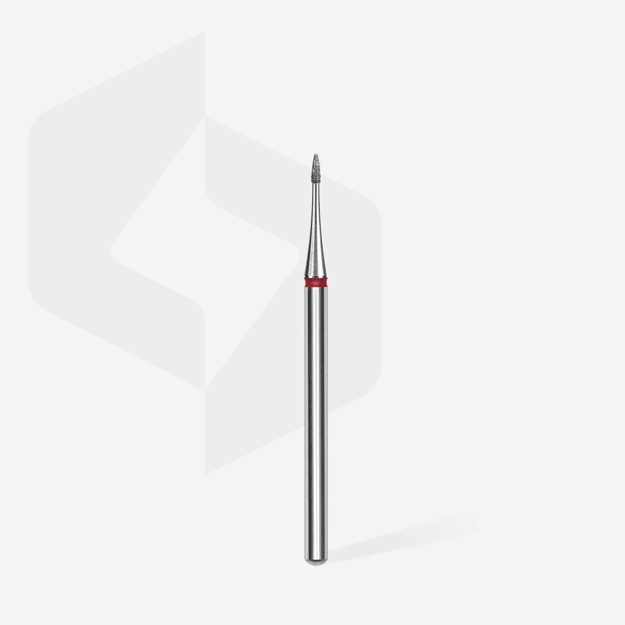 Staleks Expert fresebor flamme mini diamant rød 1/3 mm