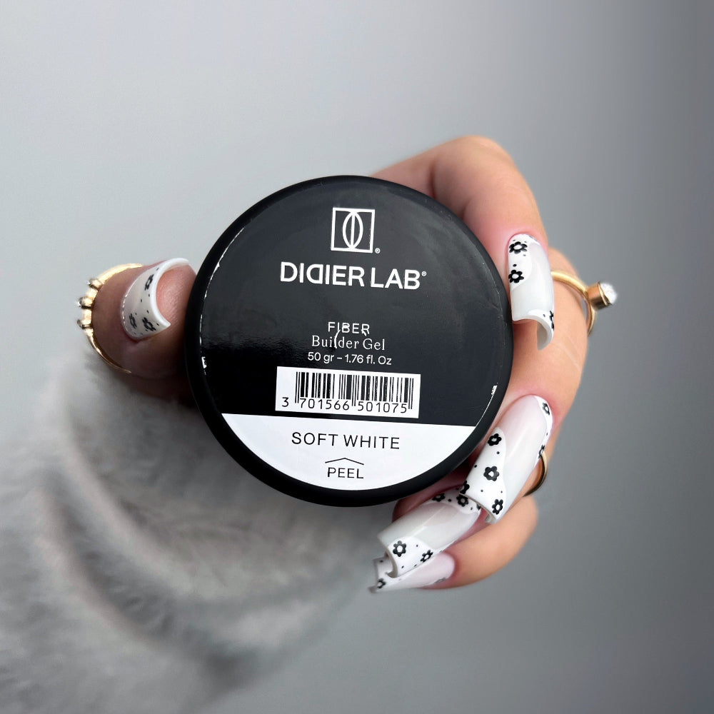 Didier Lab Fiber Builder Gel bygggel Soft White