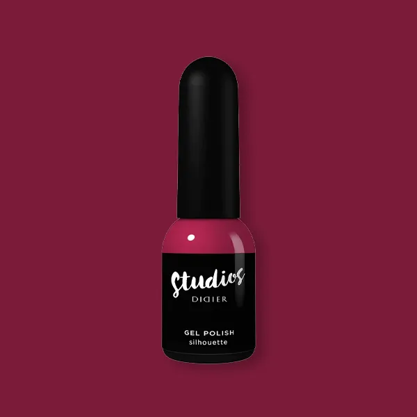 Didier Lab Studios Didier Silhouette gellakk 8 ml mørkerød