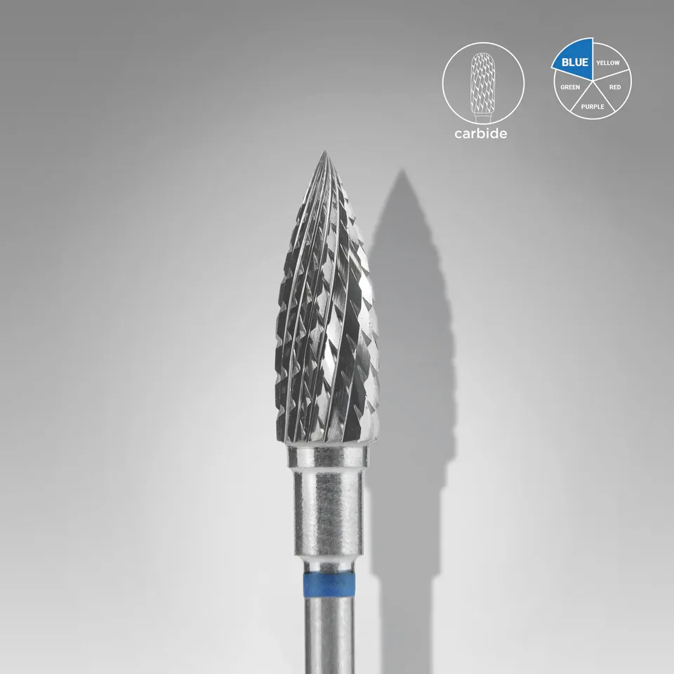 Staleks Expert fresebor flamme blå 5 mm hardmetall