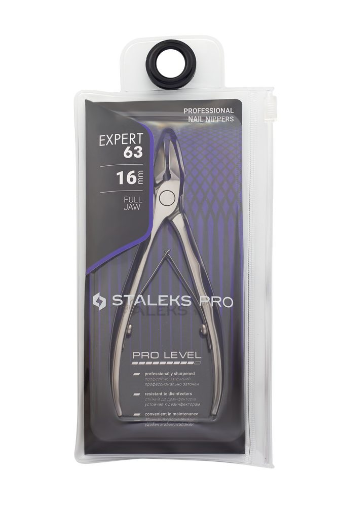Staleks Pro Expert 63 negletang 16 mm profesjonell