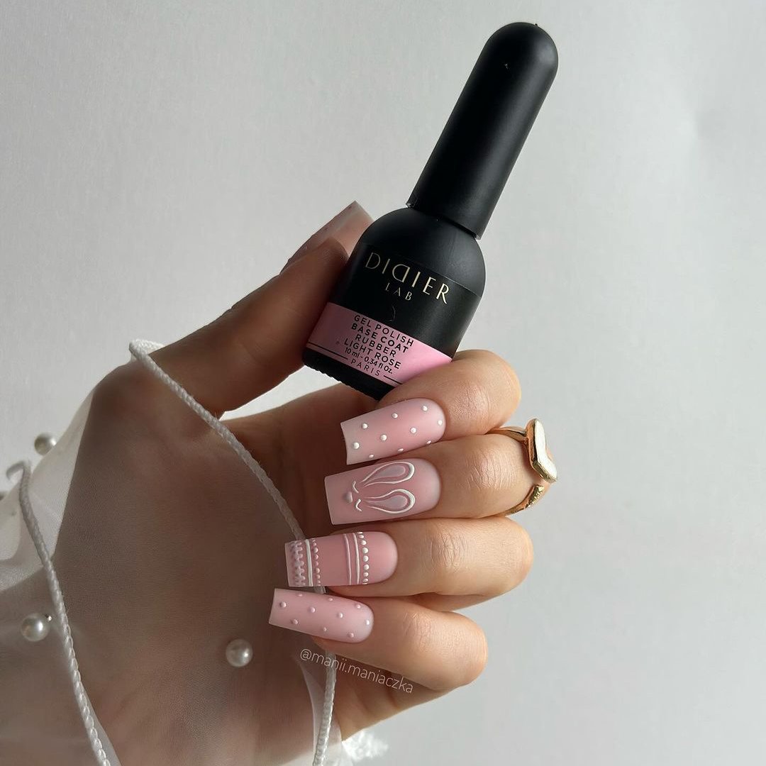 Didier Lab Rubber Base Light Rose base coat 2-i-1