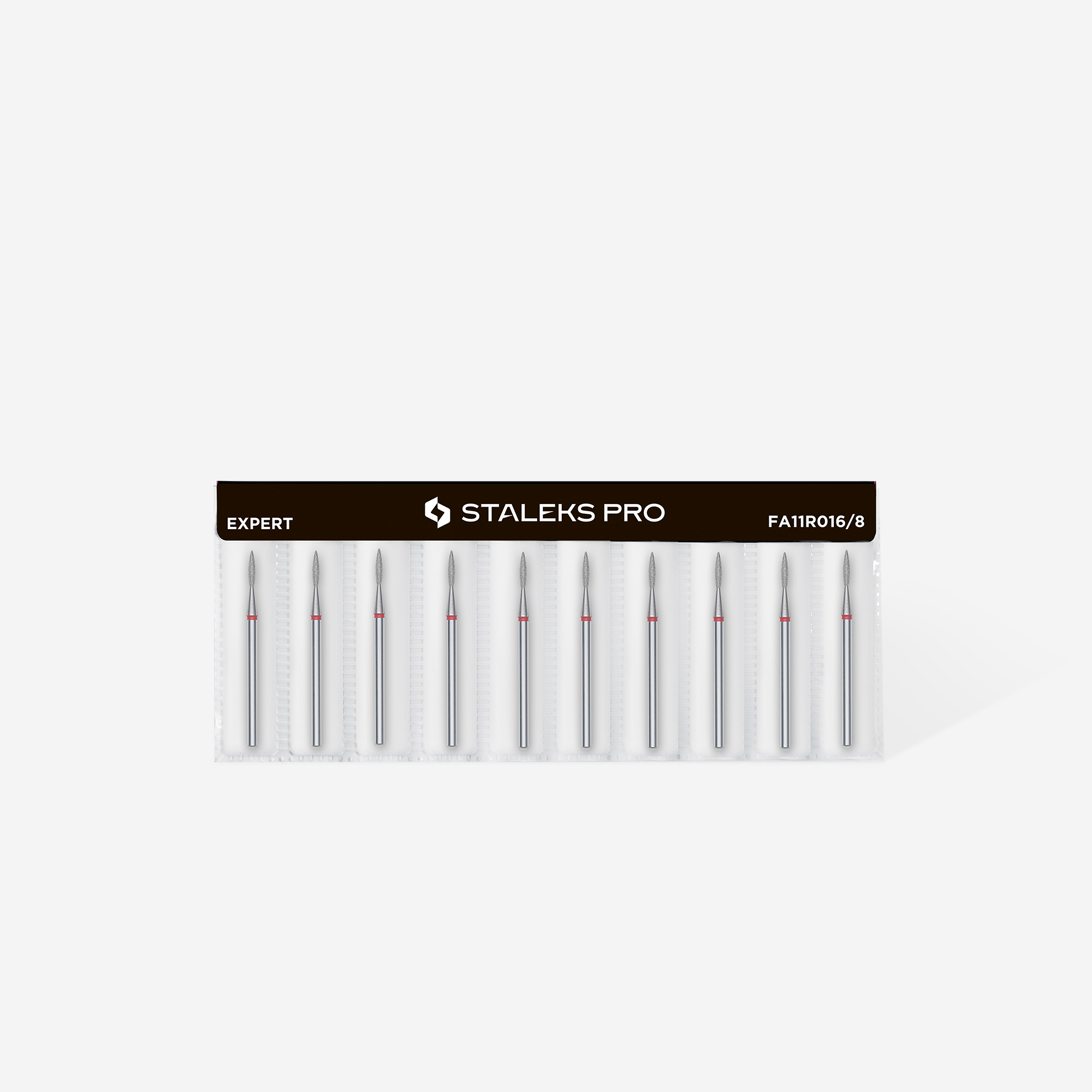 Staleks Expert flamme diamantbor rød 1,6 mm fin