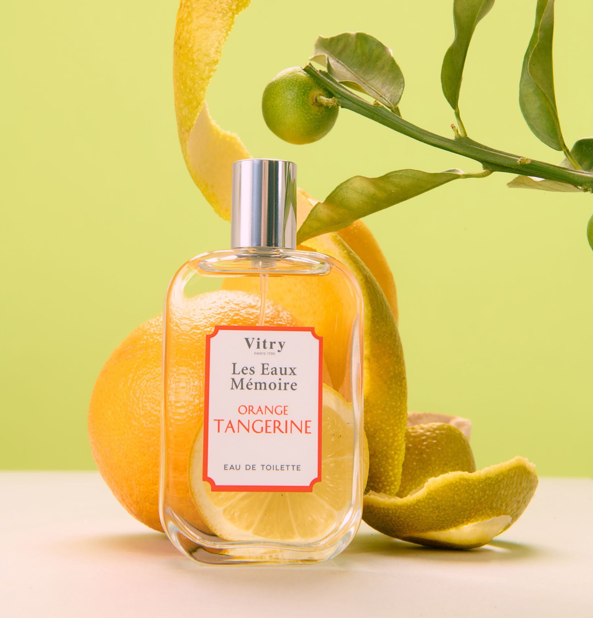 Vitry Orange Tangerine gavesett toilettvann og lakk