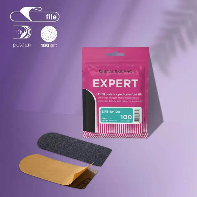 Staleks Pro Expert 10 fotfil refiller 100 grit grov
