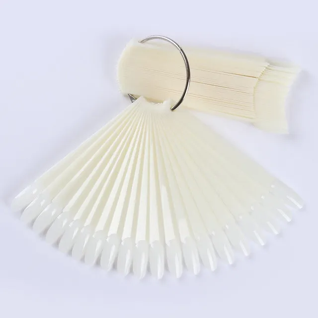 Didier Lab Fargepalette oval med ring 50 stk hvit