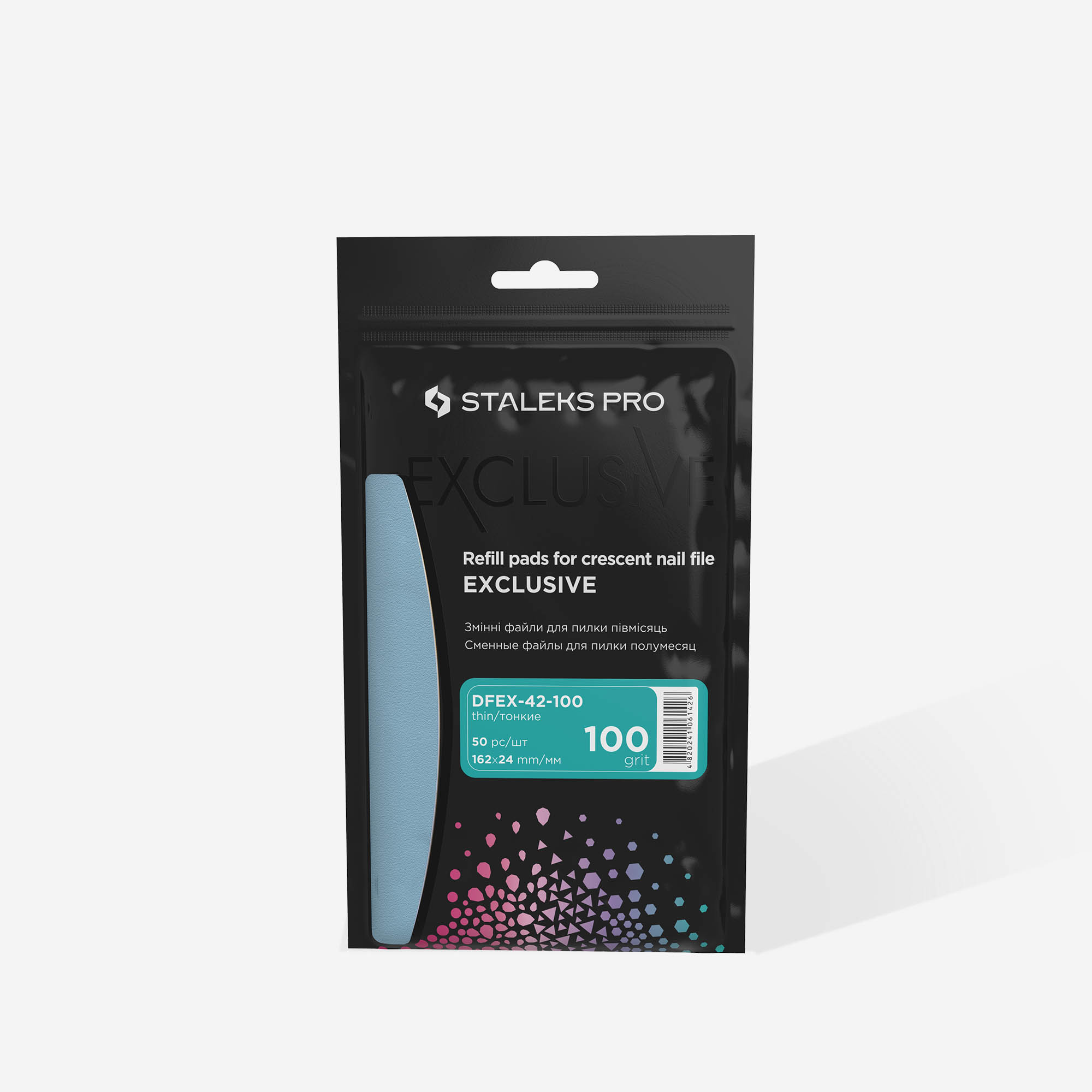 Staleks Exclusive 42 engangsfil 100 grit 50 stk grov