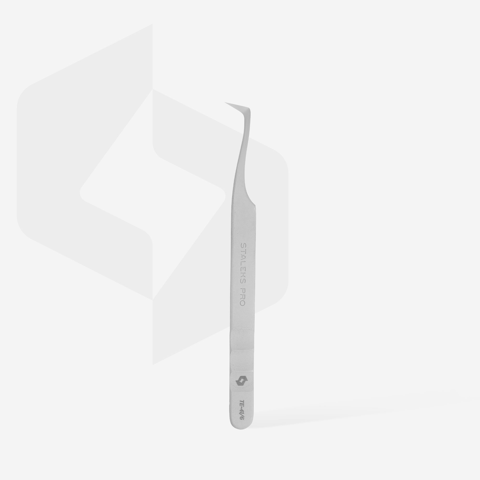 Staleks Expert 41 Type 6 vippetweezers L-formet 75°