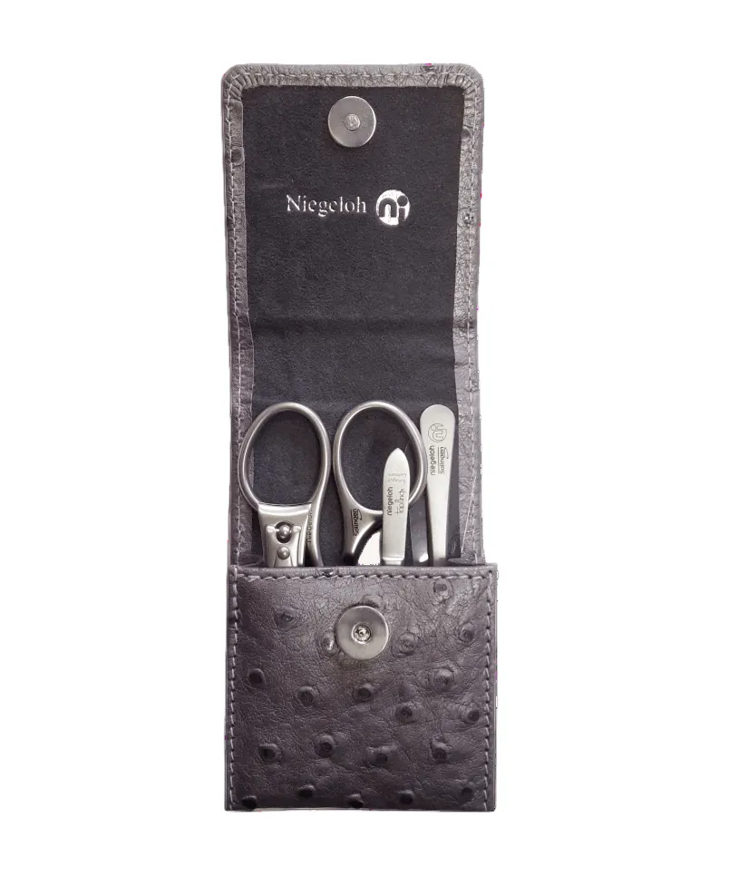 Niegeloh Solingen Ostrich Leg M manikyrsett strutselook
