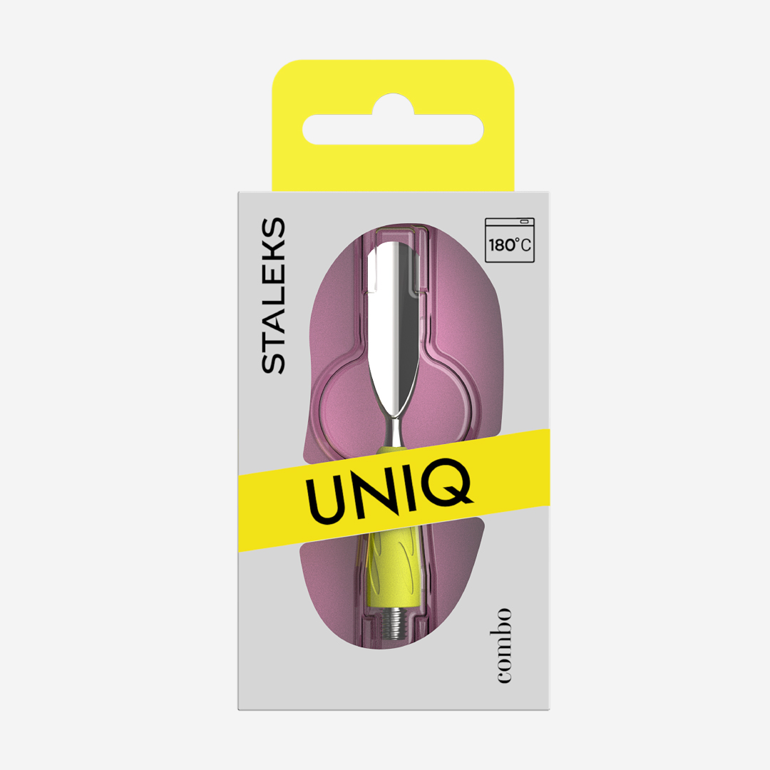 Staleks Uniq 17 Combo pusherdel bred avrundet