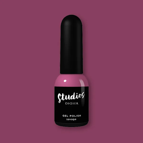 Didier Lab Studios Didier Savage gellakk brun glitter nude