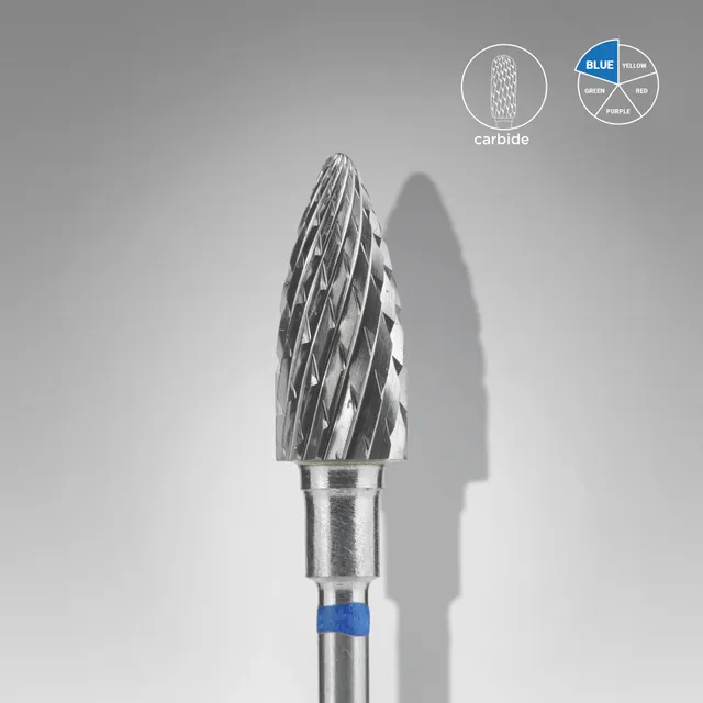 Staleks Expert hardmetallbit kongle 6 mm blå fres
