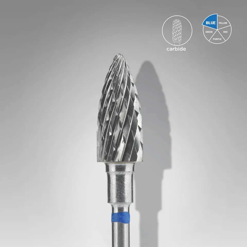 Staleks Expert hardmetallbit kongle 6 mm blå fres