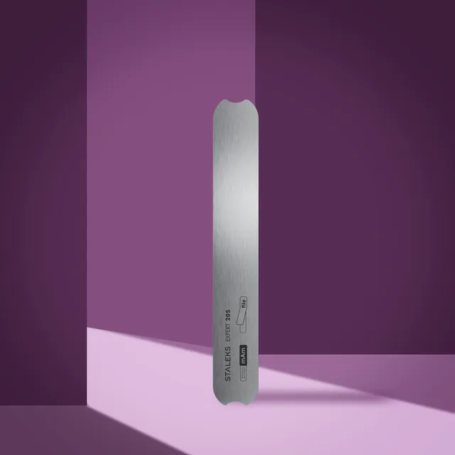 Staleks Expert 20s filbase metall rett 130 mm