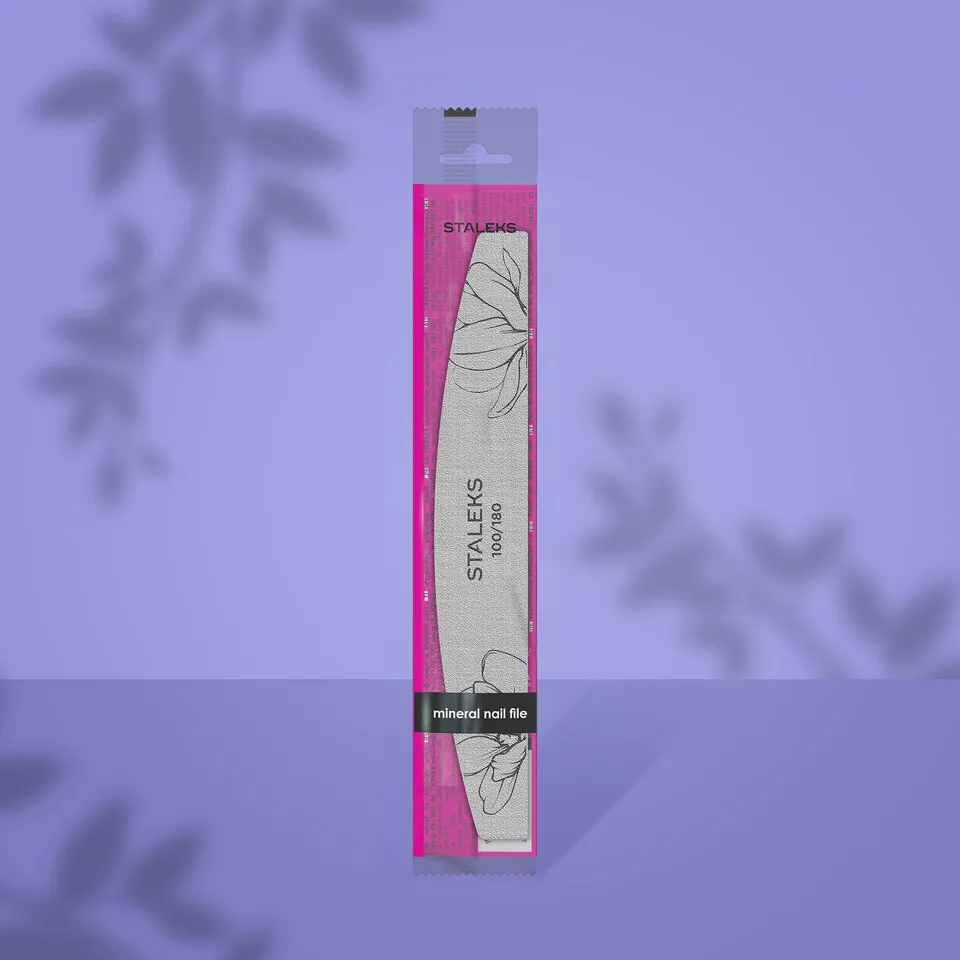 Staleks Expert 40 mineral neglefil halvmåne 100/180