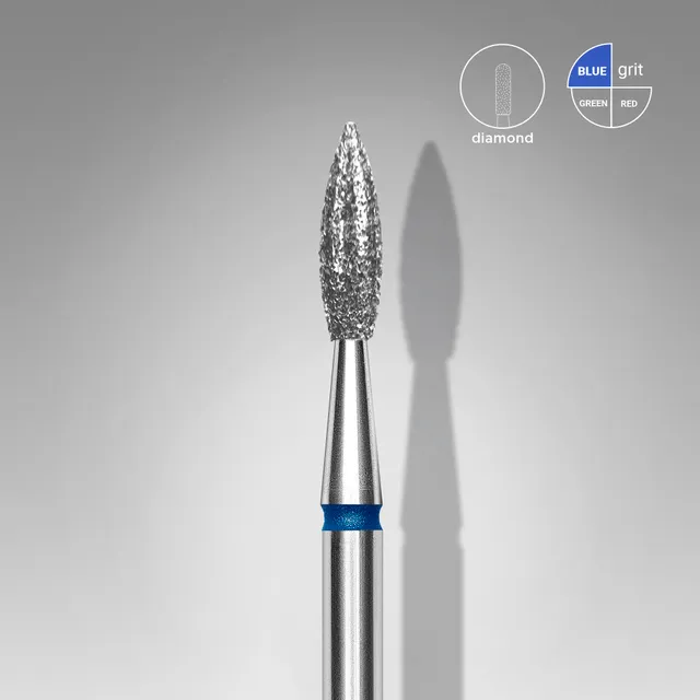 Staleks Expert diamant fresebor flamme blå 2,3 mm / 8 mm