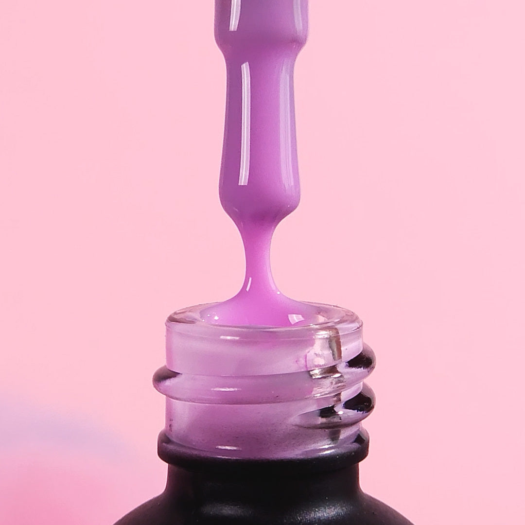Didier Lab Rubber Base Soft Lilac base coat lilla