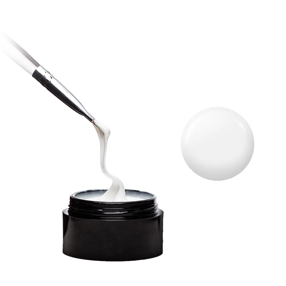 Didier Lab Fiber Builder Gel Ultra White neglegel hvit