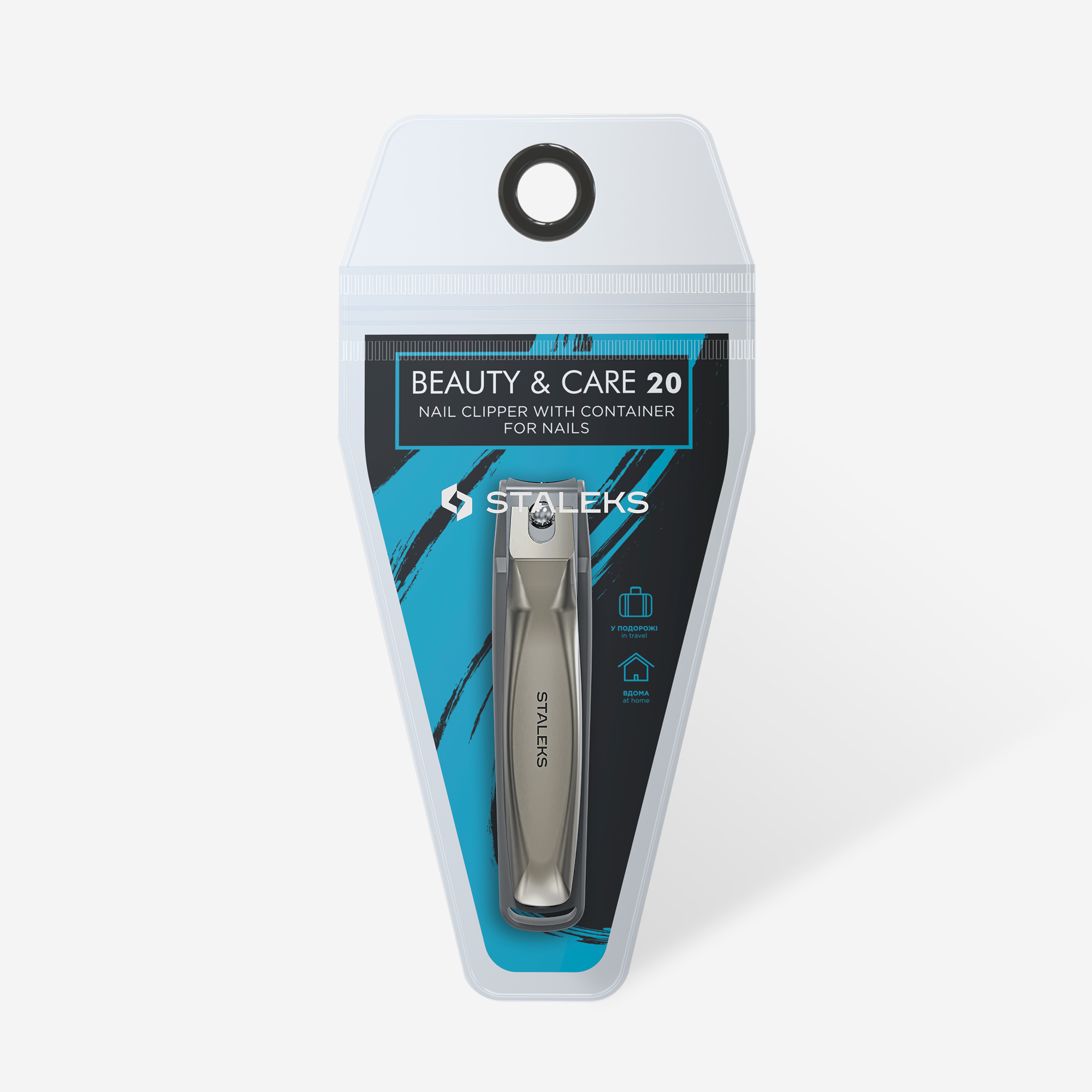 Staleks Beauty & Care 20 negleklipper med beholder rustfri
