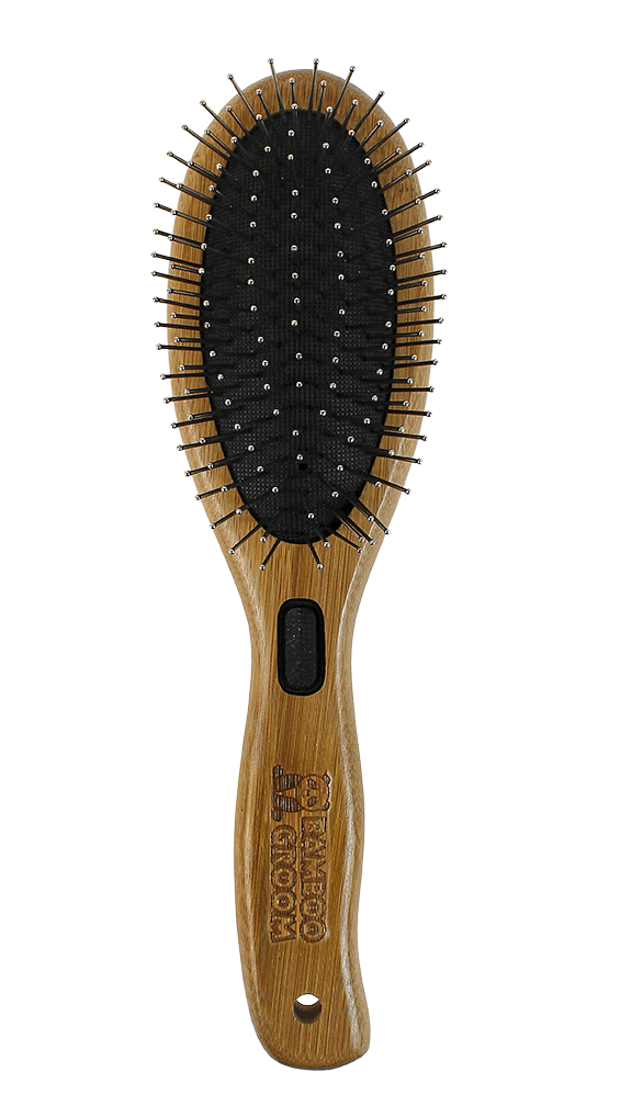 Bamboo Groom Combo hundebørste pinner og bust