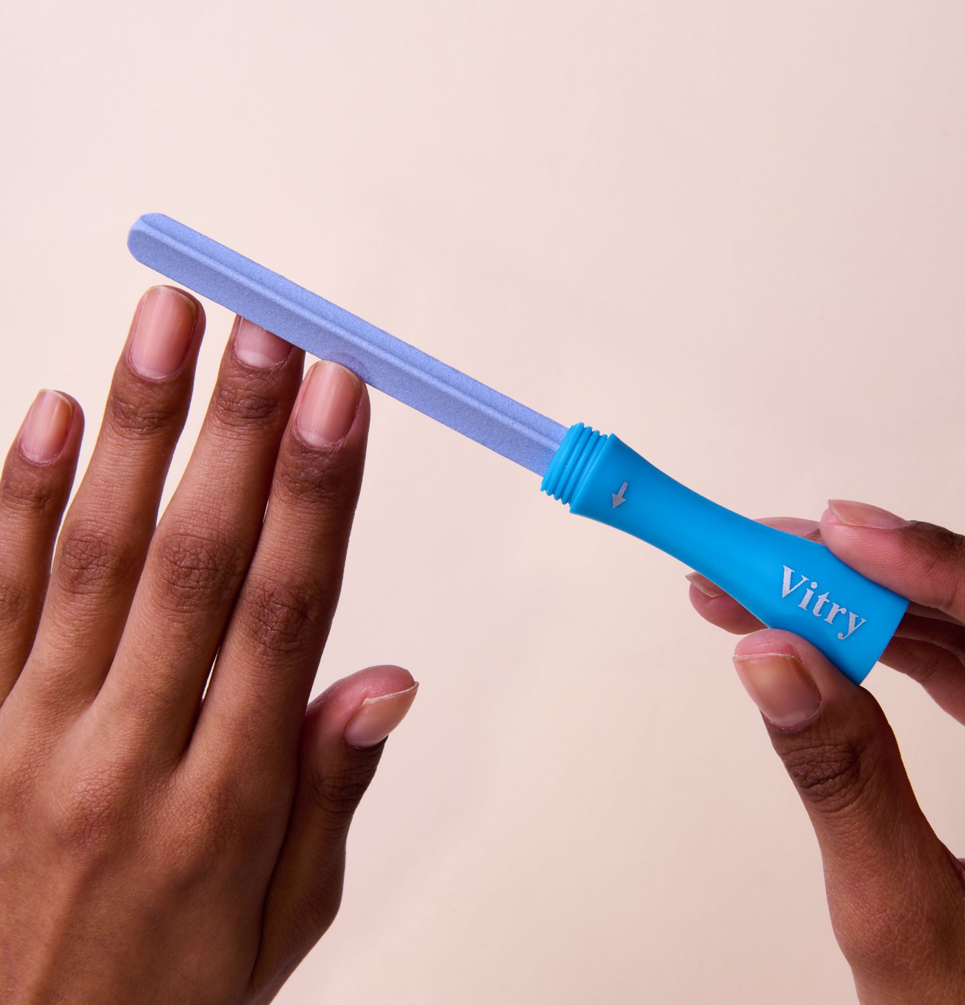 Vitry Fluorescent keramisk neglefil med hette