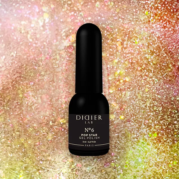 Didier Lab Pop Star No6 gellakk gull glitter
