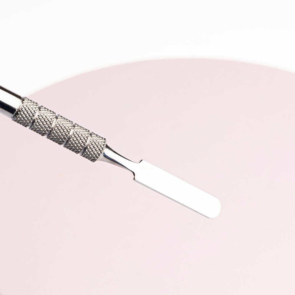 ALCE Double Ended Spatula PRO manikyrspatel stål