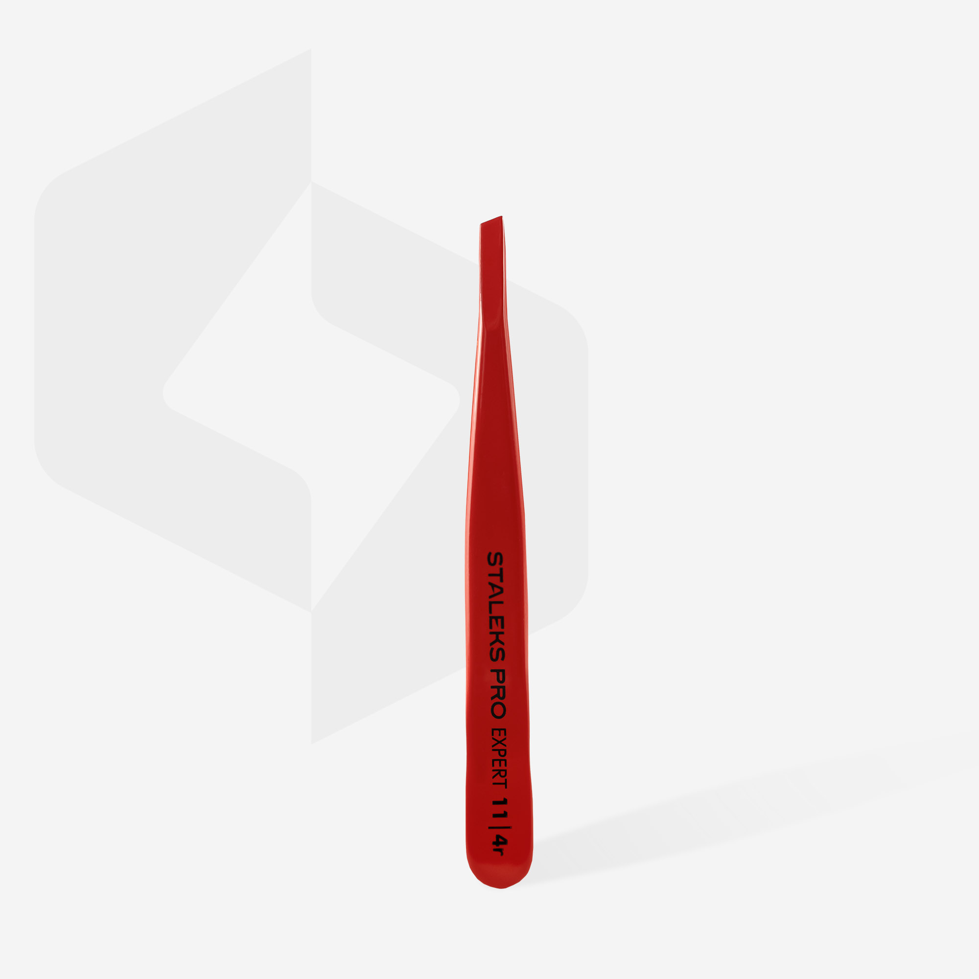Staleks Expert 11 Type 4R pinsett rød smal