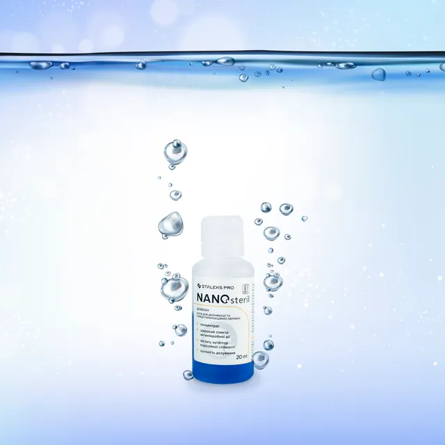 Staleks NANOsteril desinfeksjonsmiddel 20 ml konsentrat