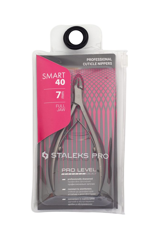 Staleks Pro Smart 40 neglebåndstang 7 mm rustfritt stål