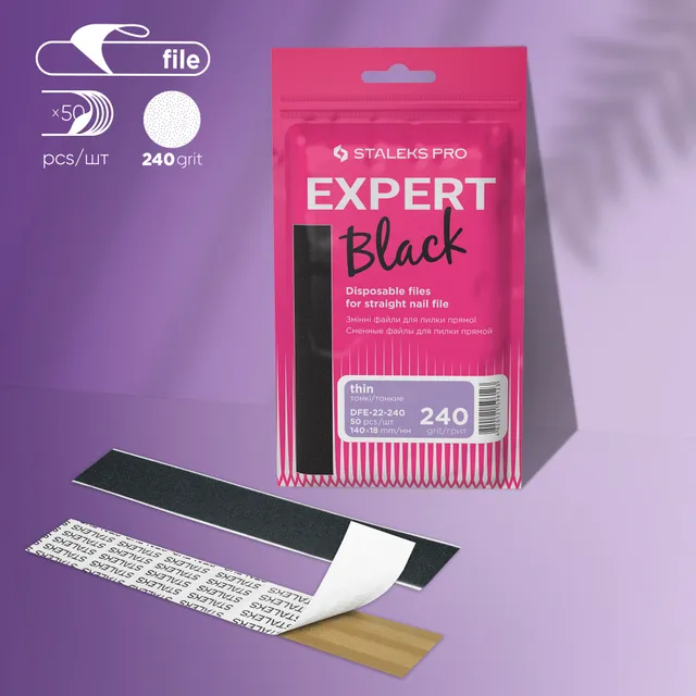 Staleks Pro Expert 22 refill neglefil 240 grit tynne