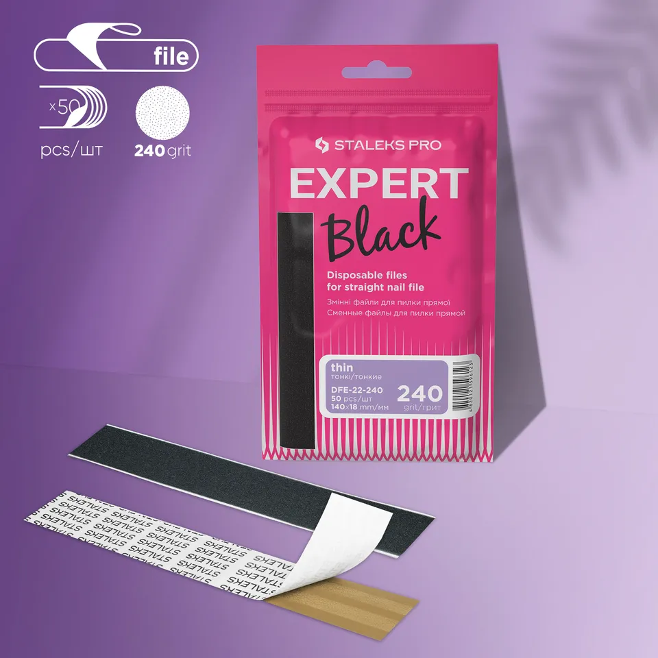 Staleks Pro Expert 22 refill neglefil 240 grit tynne