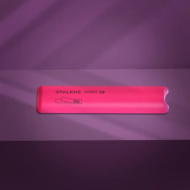 Staleks Expert 50 neglefil base kort plast skånet