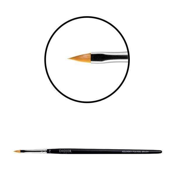 Didier Lab Polygel Brush No4 pensel naturhår presisjon