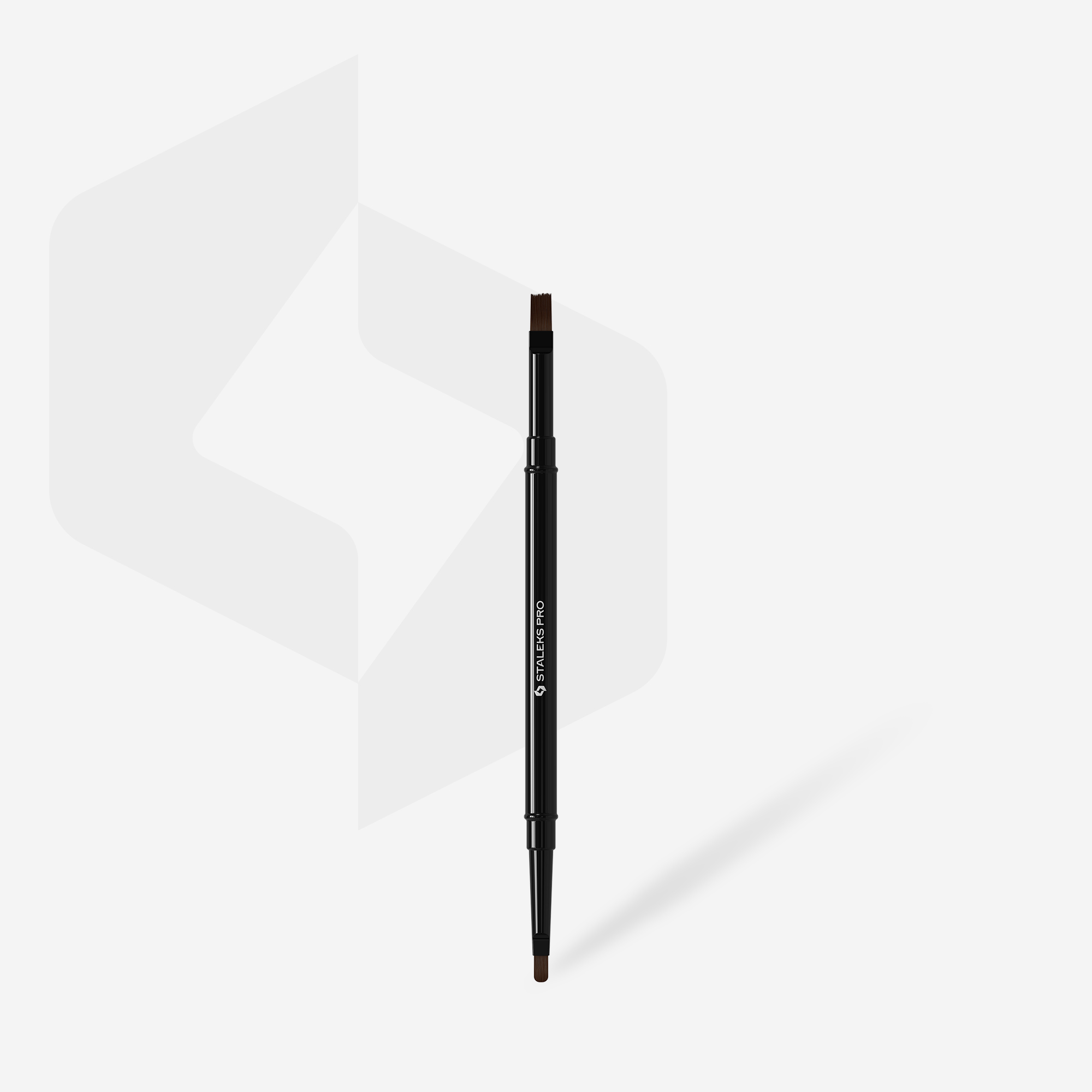 Staleks Expert dobbel gelpensel 7 mm / 10 mm syntetisk