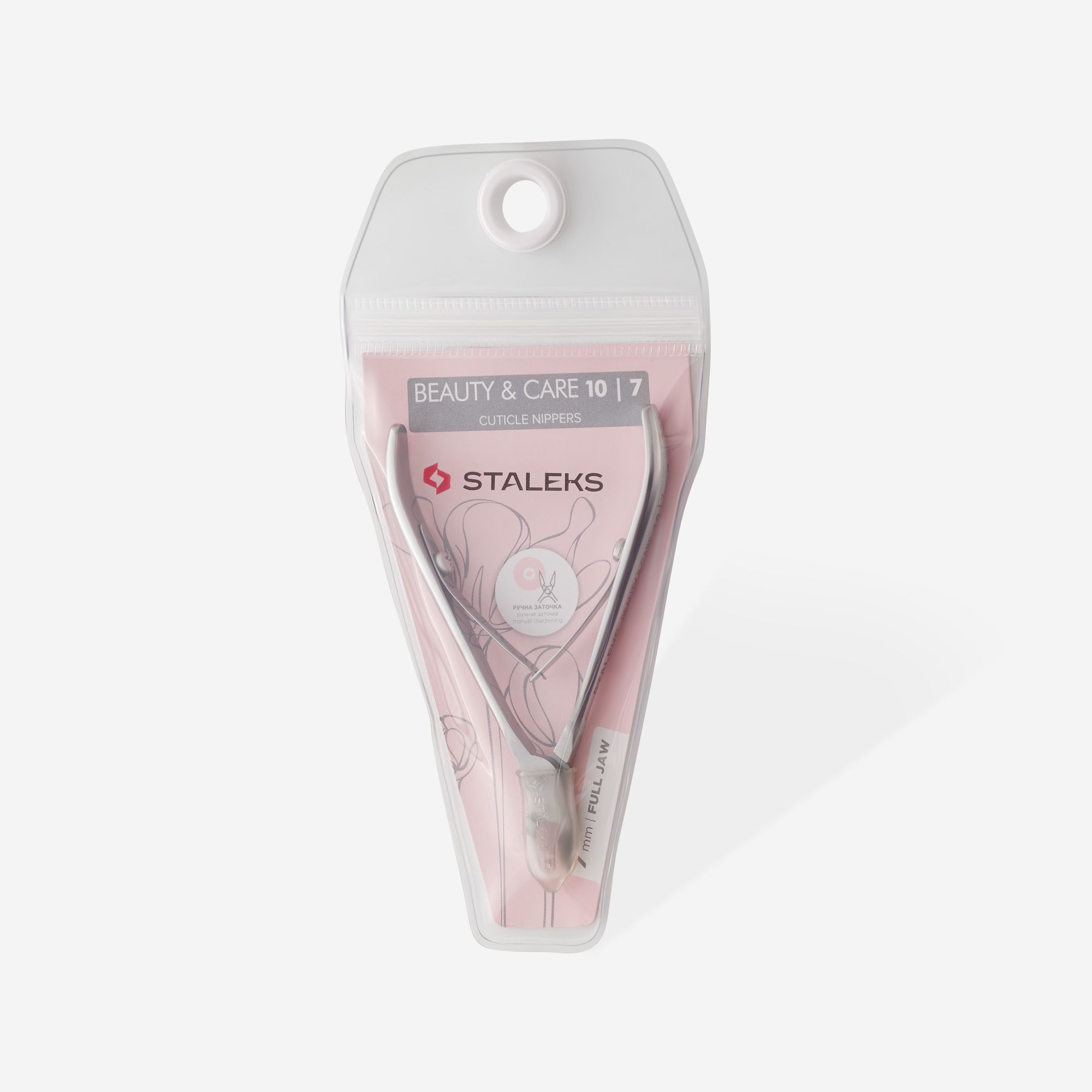 Staleks Beauty & Care 10 neglebåndstang 7 mm skarp
