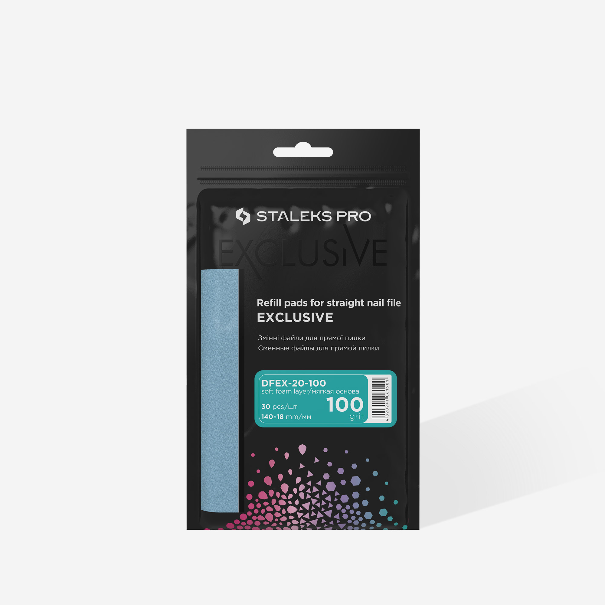Staleks Pro Exclusive 20 engangsfiler rett 100 grit 30 stk