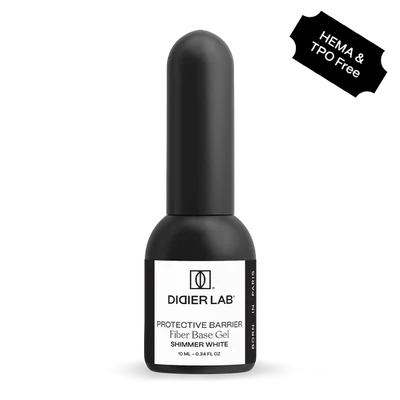 Didier Lab Fiber Base Shimmer White base coat 10 ml fiber