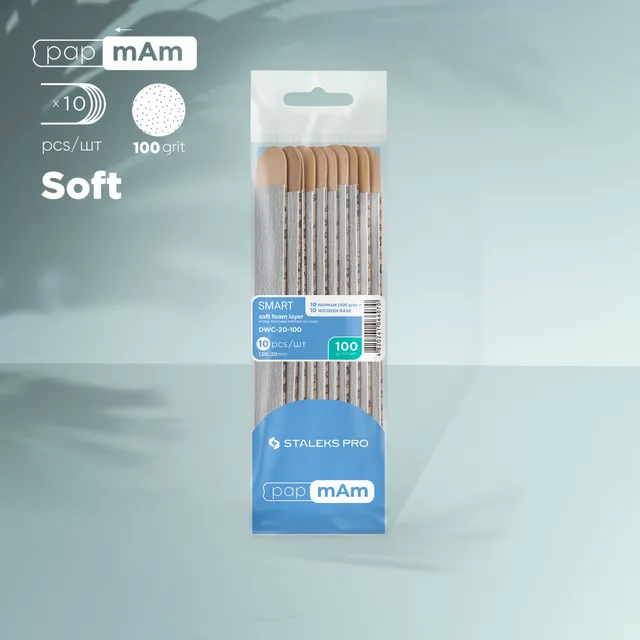 Staleks Smart 20 papmAm engangsfil 100 grit 10 stk