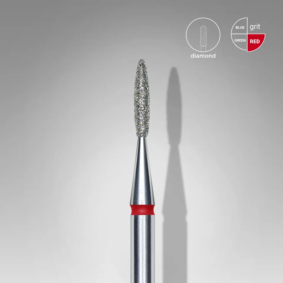 Staleks Expert diamantfres flamme rød 1,6/8 mm fin