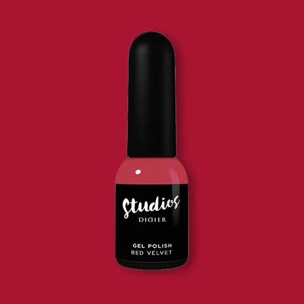 Didier Lab Studios Didier Red Velvet gellakk mørkerød